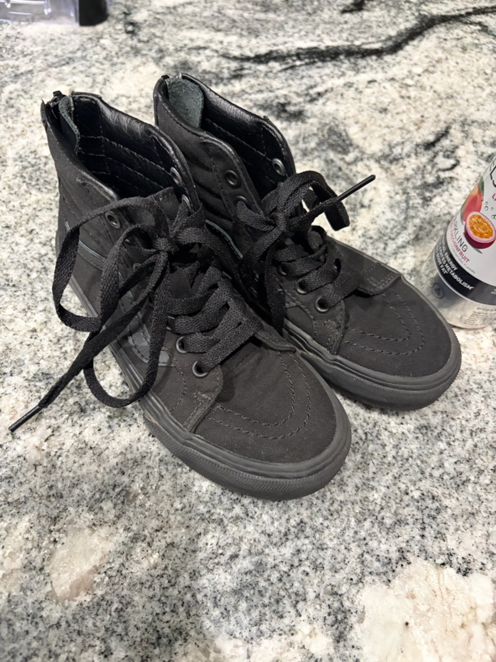 Vans Kids Black High-Top Sneakers